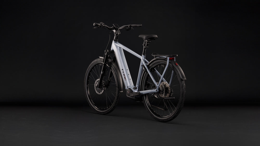 Cube Kathmandu Hybrid EXC 800 Slategrey Chrome 2027 Electric Hybrid Bike