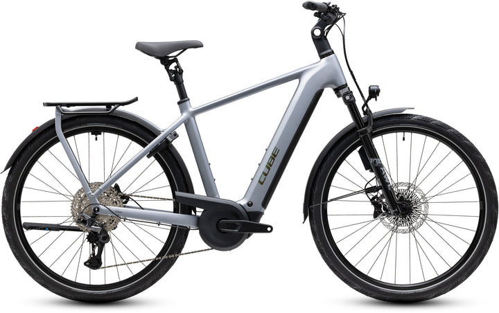 Cube Kathmandu Hybrid EXC 800 Slategrey Chrome 2027 Electric Hybrid Bike