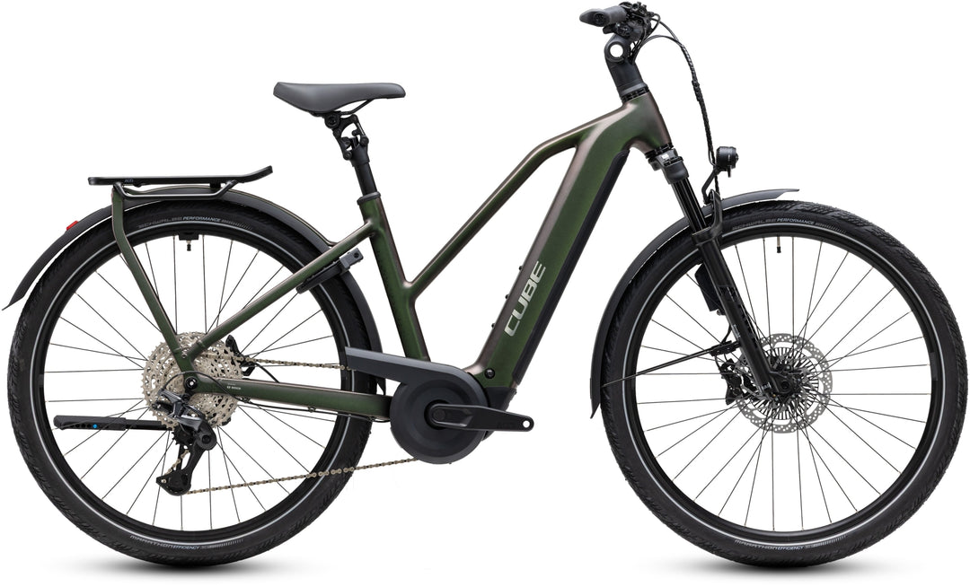 Cube Kathmandu Hybrid EXC 800 Stellar Chrome Trapeze 2027 Electric Hybrid Bike