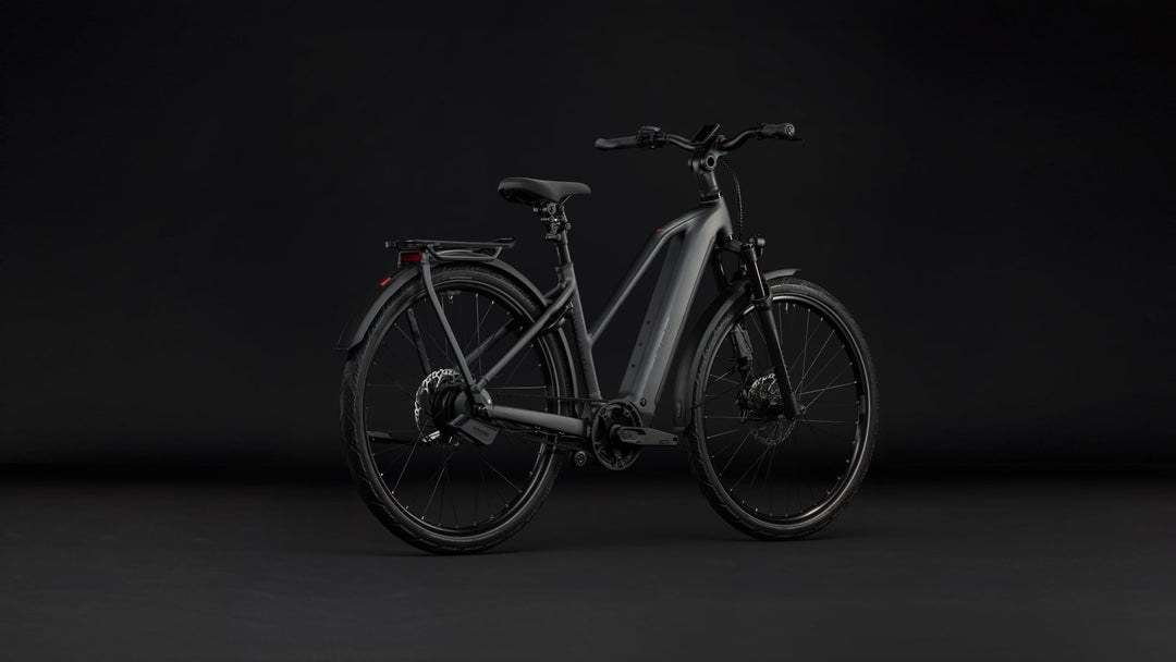 Cube Kathmandu Hybrid Deluxe EXC 800 Stealthgrey Grey Trapeze 2027 Electric Hybrid Bike