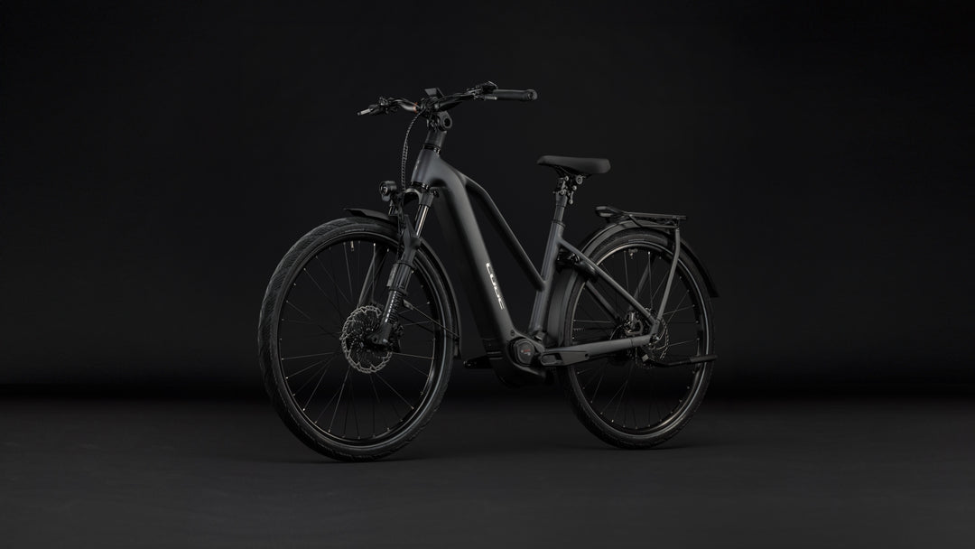 Cube Kathmandu Hybrid Deluxe EXC 800 Stealthgrey Grey Trapeze 2027 Electric Hybrid Bike