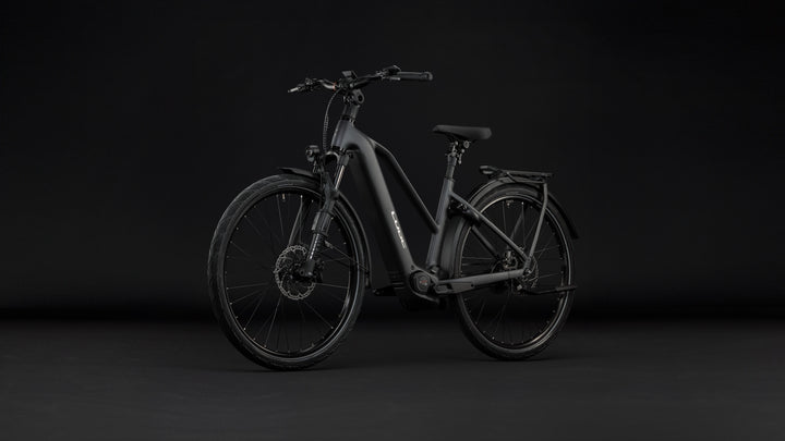 Cube Kathmandu Hybrid Deluxe EXC 800 Stealthgrey Grey Trapeze 2027 Electric Hybrid Bike