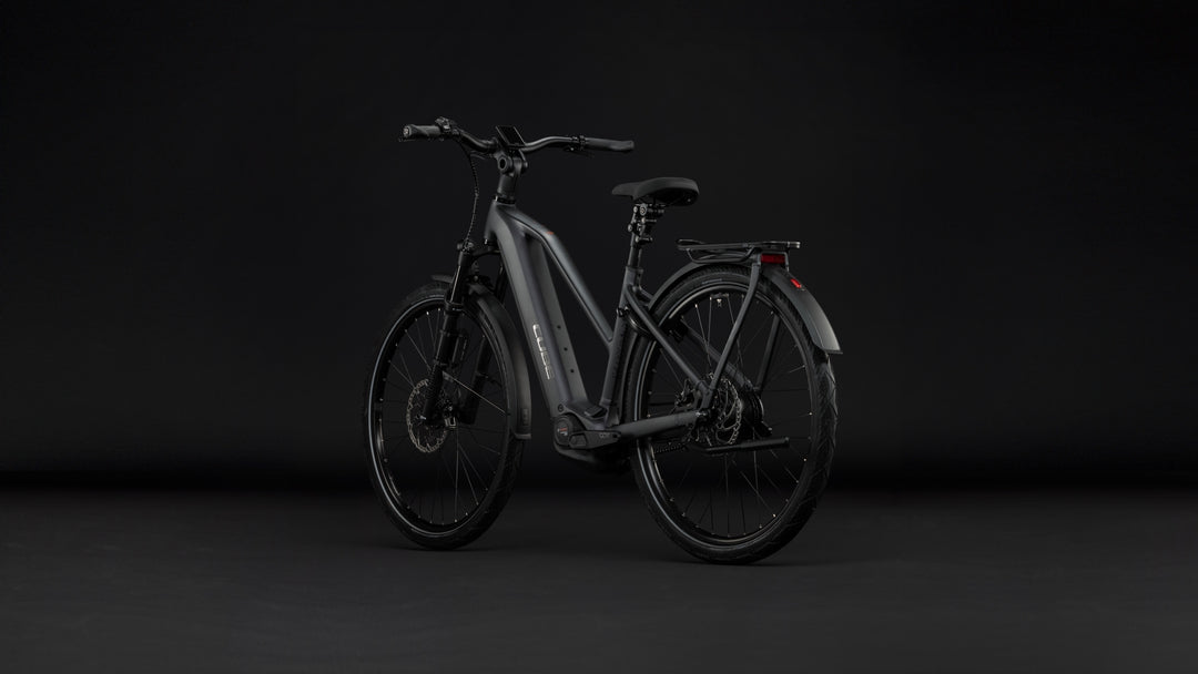 Cube Kathmandu Hybrid Deluxe EXC 800 Stealthgrey Grey Trapeze 2027 Electric Hybrid Bike