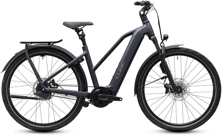 Cube Kathmandu Hybrid Deluxe EXC 800 Stealthgrey Grey Trapeze 2027 Electric Hybrid Bike