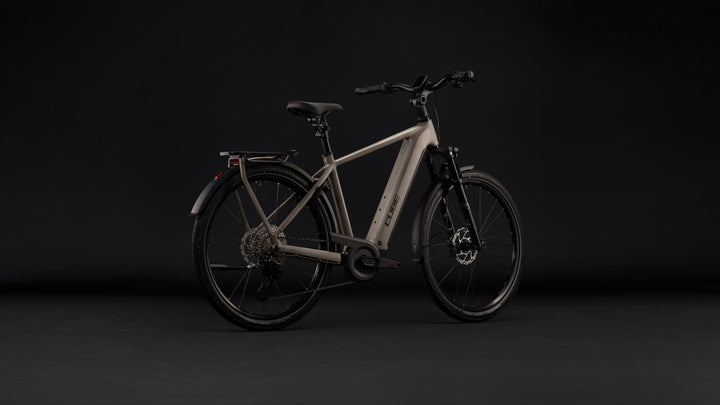 Cube Kathmandu Hybrid SLX 800 Flashstone Chrome 2027 Electric Hybrid Bike