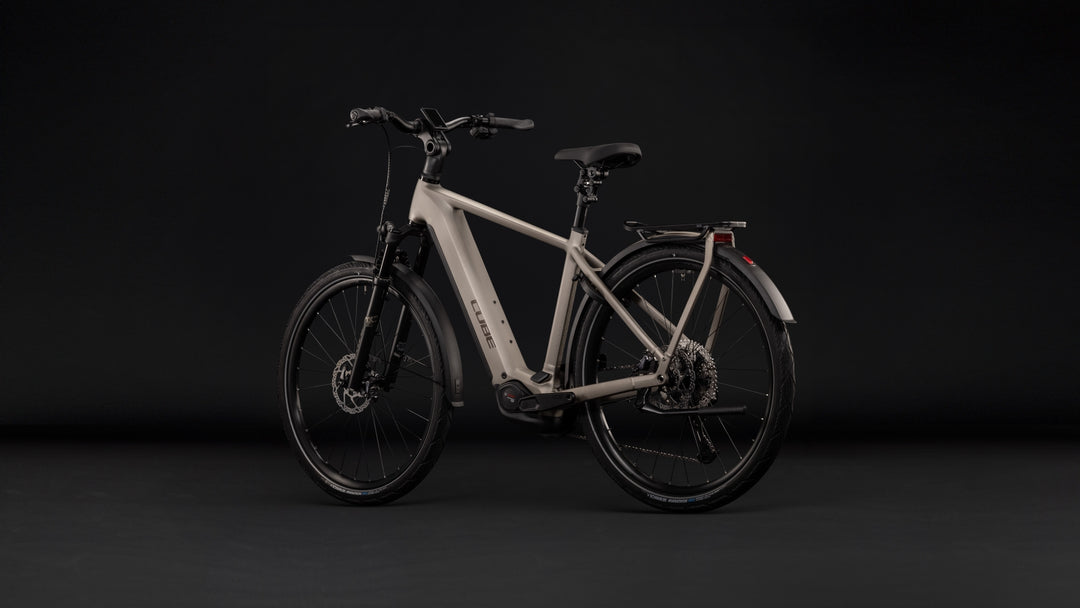 Cube Kathmandu Hybrid SLX 800 Flashstone Chrome 2027 Electric Hybrid Bike