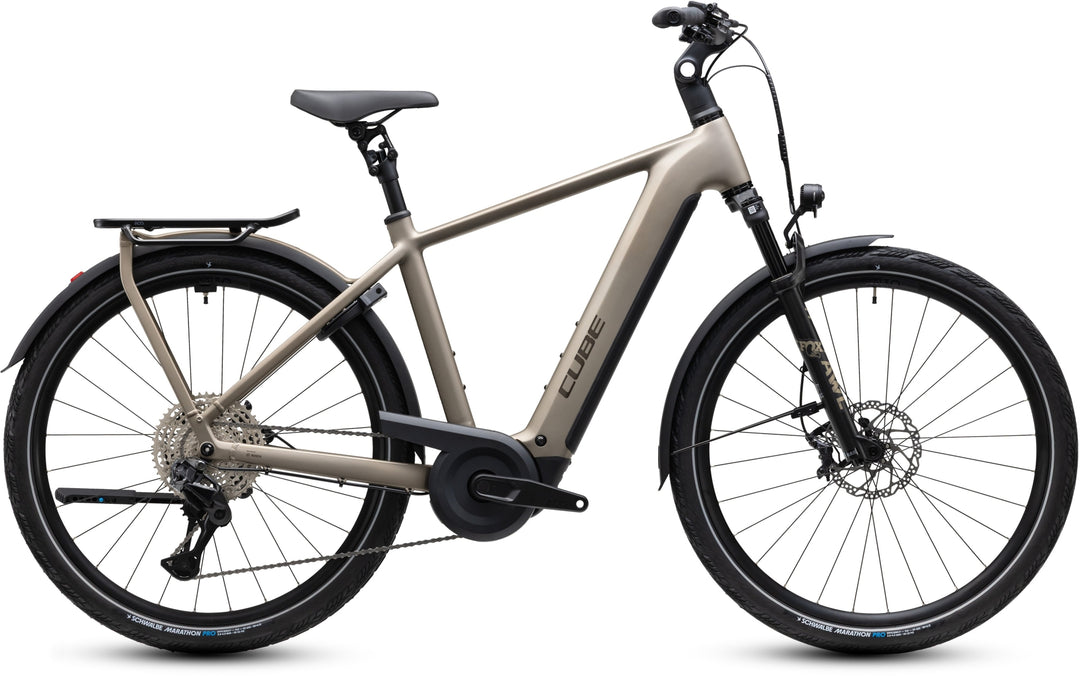 Cube Kathmandu Hybrid SLX 800 Flashstone Chrome 2027 Electric Hybrid Bike