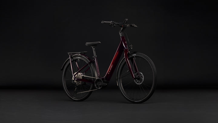 Cube Kathmandu Hybrid C:62 SLX 400X Liquidred Red Easy Entry 2027 Electric Hybrid Bike