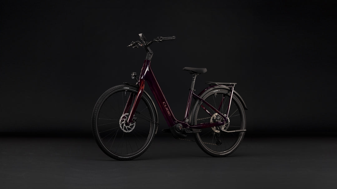 Cube Kathmandu Hybrid C:62 SLX 400X Liquidred Red Easy Entry 2027 Electric Hybrid Bike