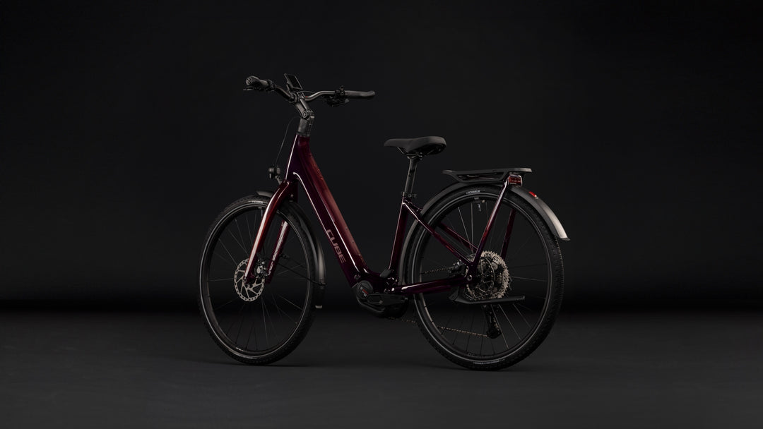 Cube Kathmandu Hybrid C:62 SLX 400X Liquidred Red Easy Entry 2027 Electric Hybrid Bike