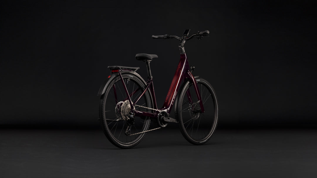 Cube Kathmandu Hybrid C:62 SLX 400X Liquidred Red Easy Entry 2027 Electric Hybrid Bike