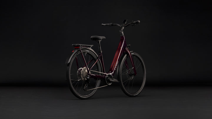 Cube Kathmandu Hybrid C:62 SLX 400X Liquidred Red Easy Entry 2027 Electric Hybrid Bike