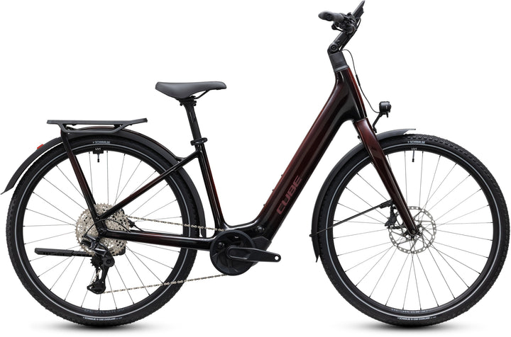 Cube Kathmandu Hybrid C:62 SLX 400X Liquidred Red Easy Entry 2027 Electric Hybrid Bike