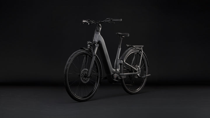 Cube Kathmandu Hybrid One11 HPC Pro 800 Slabgrey Black Easy Entry 2027 Electric Hybrid Bike