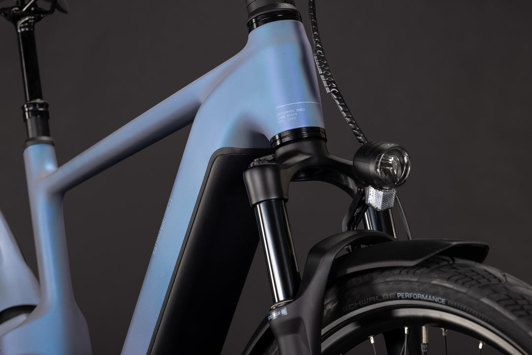 Cube Kathmandu Hybrid One11 HPC Pro 800 Hazeblue Blue 2027 Electric Hybrid Bike