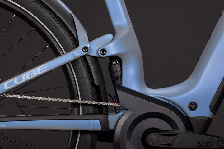 Cube Kathmandu Hybrid One11 HPC Pro 800 Hazeblue Blue 2027 Electric Hybrid Bike