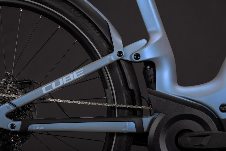 Cube Kathmandu Hybrid One11 HPC Pro 800 Hazeblue Blue Easy Entry 2027 Electric Hybrid Bike