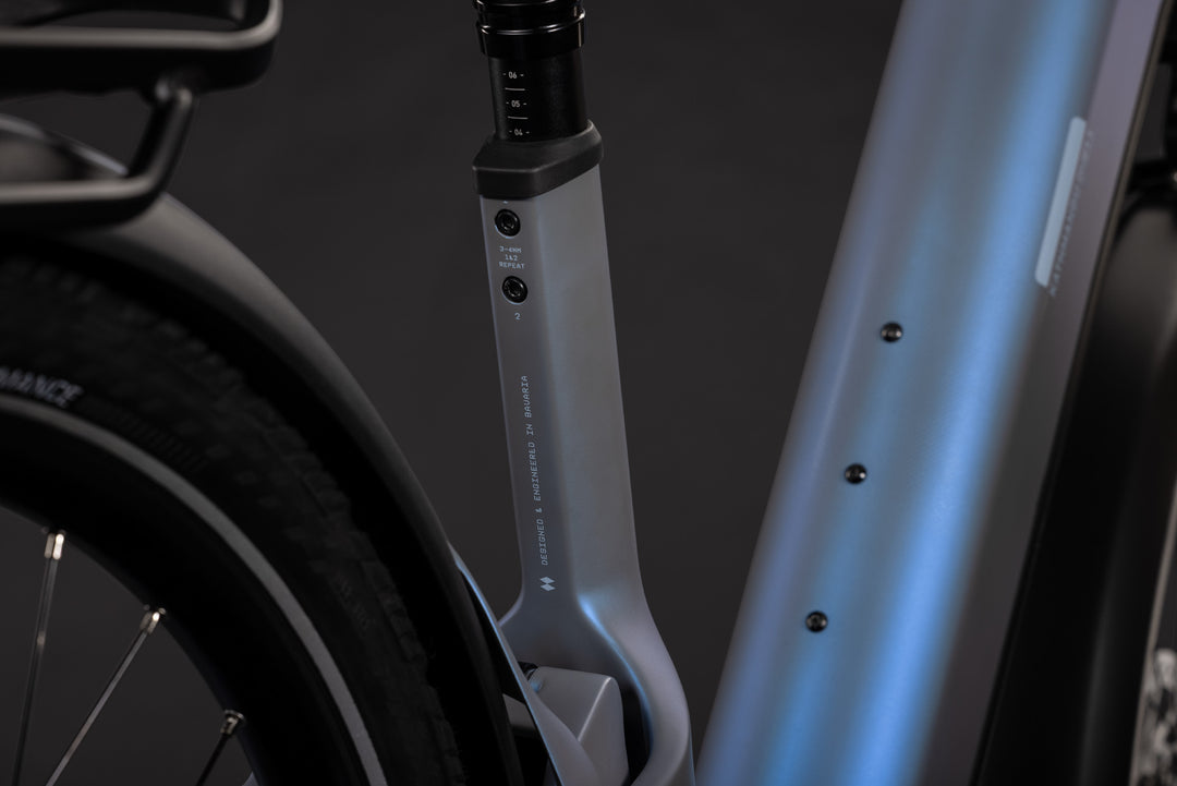 Cube Kathmandu Hybrid One11 HPC Pro 800 Hazeblue Blue Easy Entry 2027 Electric Hybrid Bike
