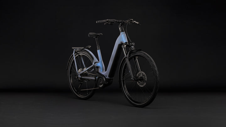 Cube Kathmandu Hybrid One11 HPC Pro 800 Hazeblue Blue Easy Entry 2027 Electric Hybrid Bike