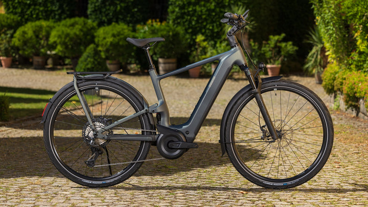 Cube Kathmandu Hybrid One11 HPC SLX 800 Sagebrushgreen Chrome 2027 Electric Hybrid Bike