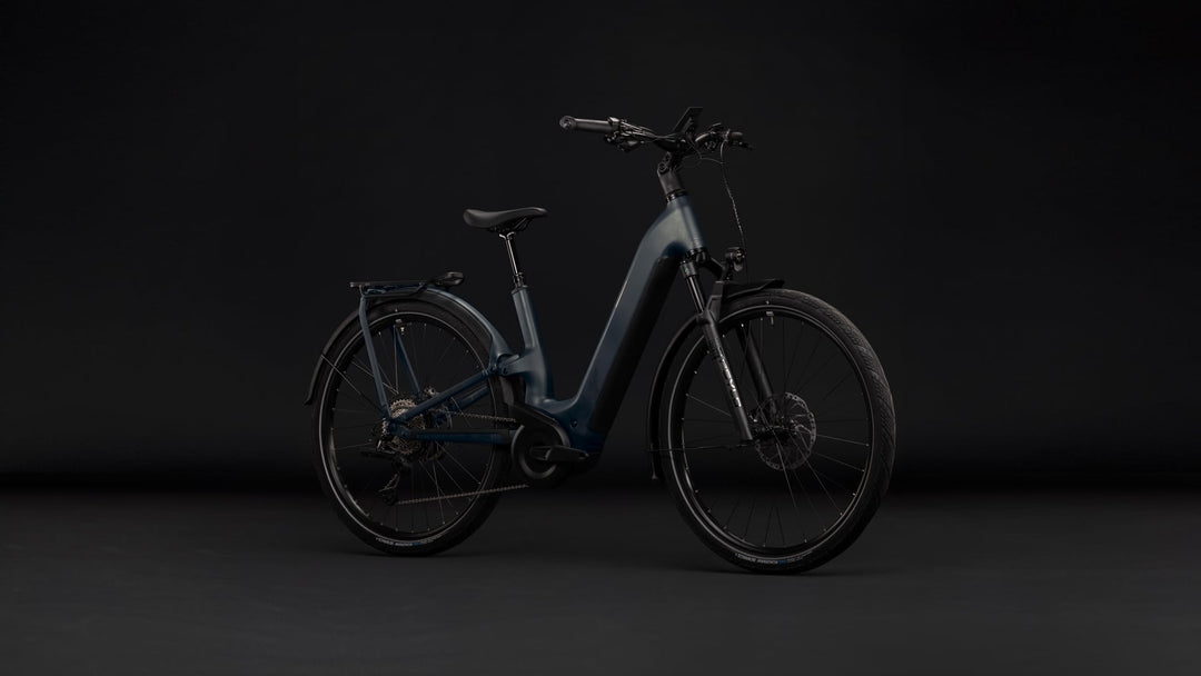 Cube Kathmandu Hybrid One11 HPC SLX 800 Sagebrushgreen Chrome Easy Entry 2027 Electric Hybrid Bike