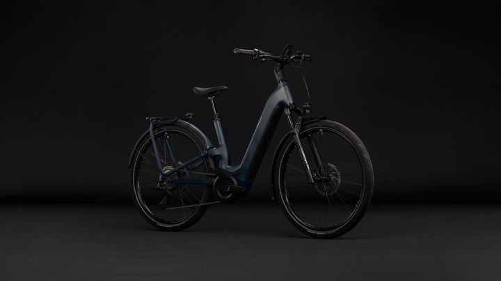 Cube Kathmandu Hybrid One11 HPC SLX 800 Sagebrushgreen Chrome Easy Entry 2027 Electric Hybrid Bike