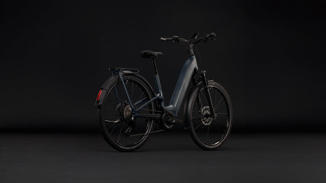 Cube Kathmandu Hybrid One11 HPC SLX 800 Sagebrushgreen Chrome Easy Entry 2027 Electric Hybrid Bike