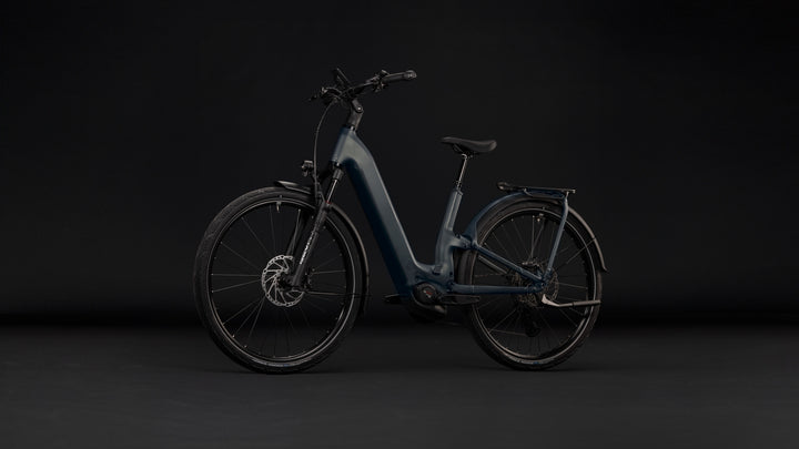 Cube Kathmandu Hybrid One11 HPC SLX 800 Sagebrushgreen Chrome Easy Entry 2027 Electric Hybrid Bike
