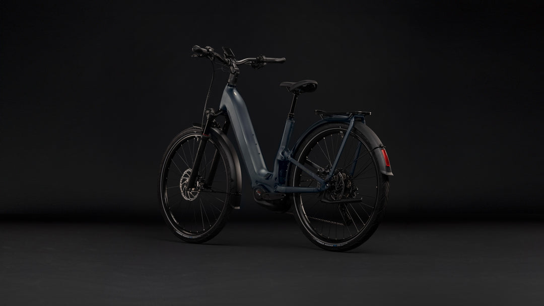 Cube Kathmandu Hybrid One11 HPC SLX 800 Sagebrushgreen Chrome Easy Entry 2027 Electric Hybrid Bike