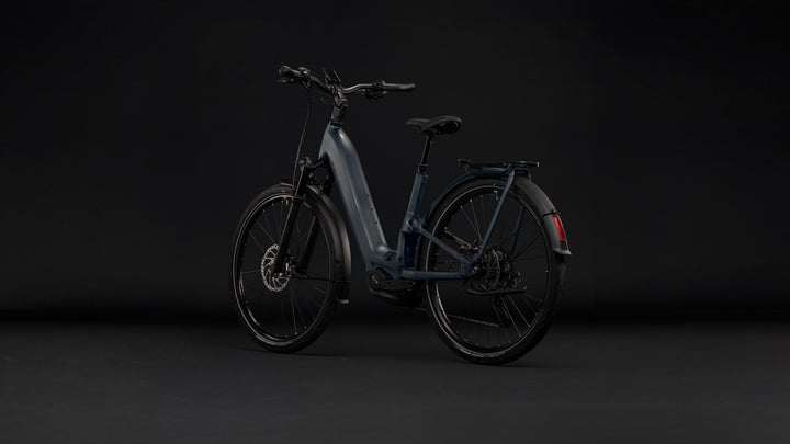 Cube Kathmandu Hybrid One11 HPC SLX 800 Sagebrushgreen Chrome Easy Entry 2027 Electric Hybrid Bike