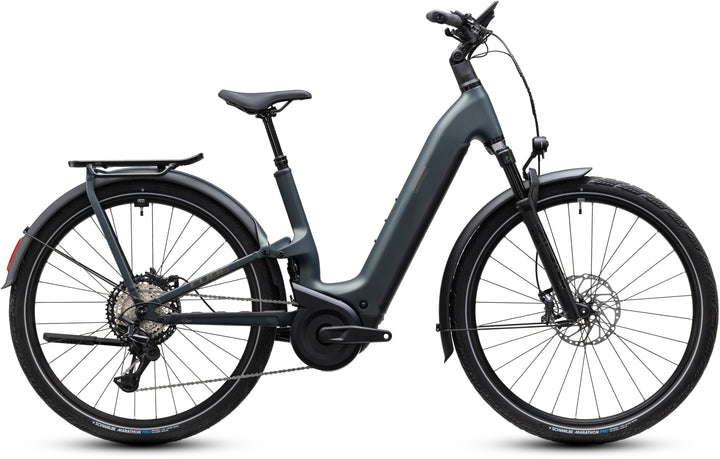 Cube Kathmandu Hybrid One11 HPC SLX 800 Sagebrushgreen Chrome Easy Entry 2027 Electric Hybrid Bike