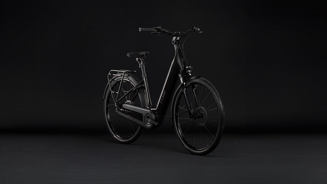 Cube Supreme Hybrid Comfort One 600 Gunmetal Reflex Easy Entry 2027 Electric Hybrid Bike