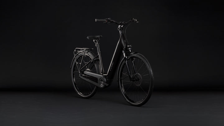 Cube Supreme Hybrid Comfort One 600 Gunmetal Reflex Easy Entry 2027 Electric Hybrid Bike