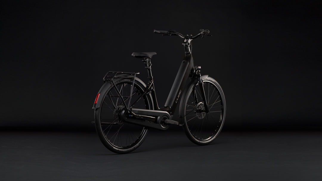 Cube Supreme Hybrid Comfort One 600 Gunmetal Reflex Easy Entry 2027 Electric Hybrid Bike