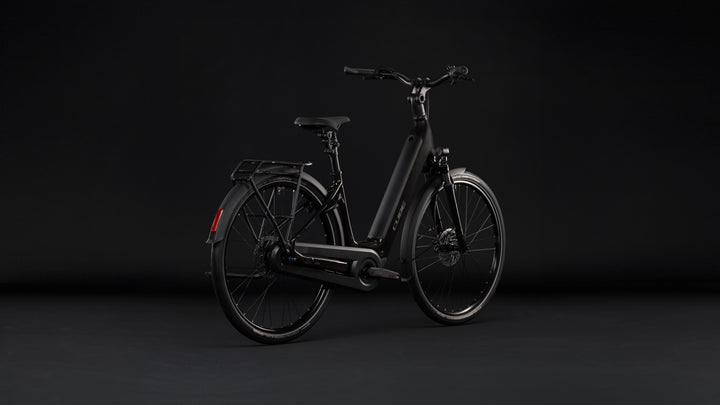 Cube Supreme Hybrid Comfort One 600 Gunmetal Reflex Easy Entry 2027 Electric Hybrid Bike