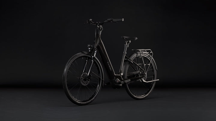 Cube Supreme Hybrid Comfort One 600 Gunmetal Reflex Easy Entry 2027 Electric Hybrid Bike