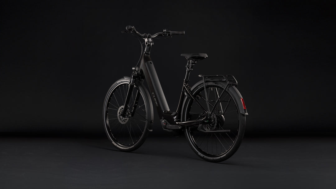 Cube Supreme Hybrid Comfort One 600 Gunmetal Reflex Easy Entry 2027 Electric Hybrid Bike