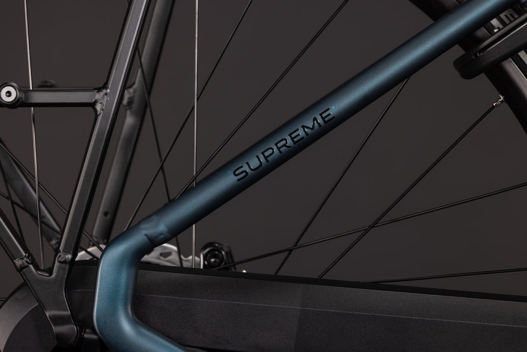 Cube Supreme Rt Hybrid Comfort EX 600 Royalgreen Black Easy Entry 2027 Electric Hybrid Bike