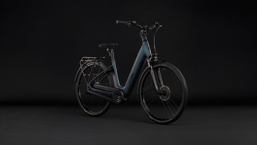 Cube Supreme Rt Hybrid Comfort EX 600 Royalgreen Black Easy Entry 2027 Electric Hybrid Bike