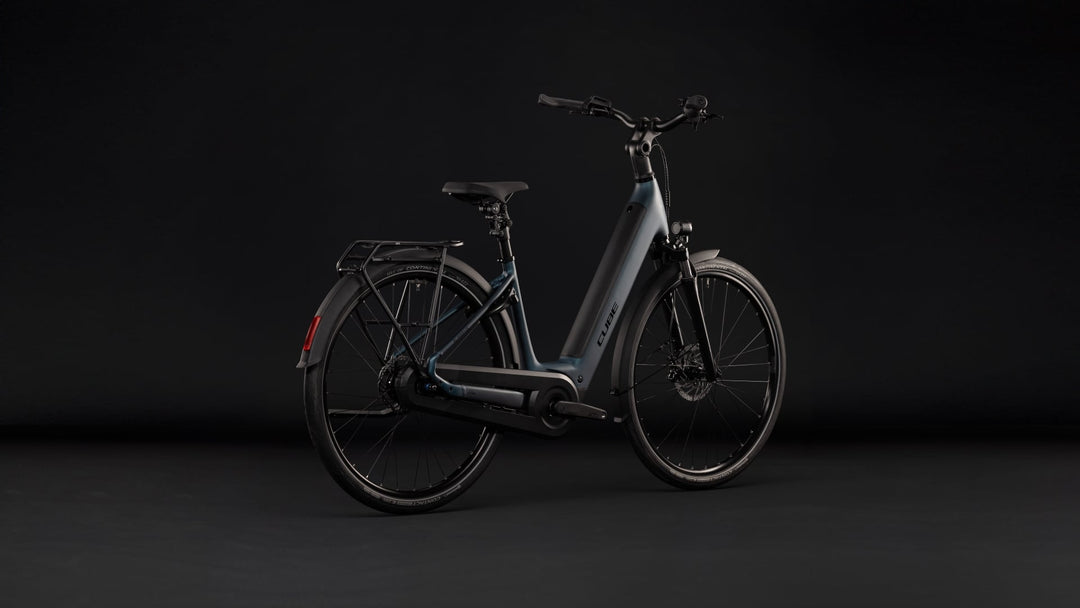 Cube Supreme Rt Hybrid Comfort EX 600 Royalgreen Black Easy Entry 2027 Electric Hybrid Bike