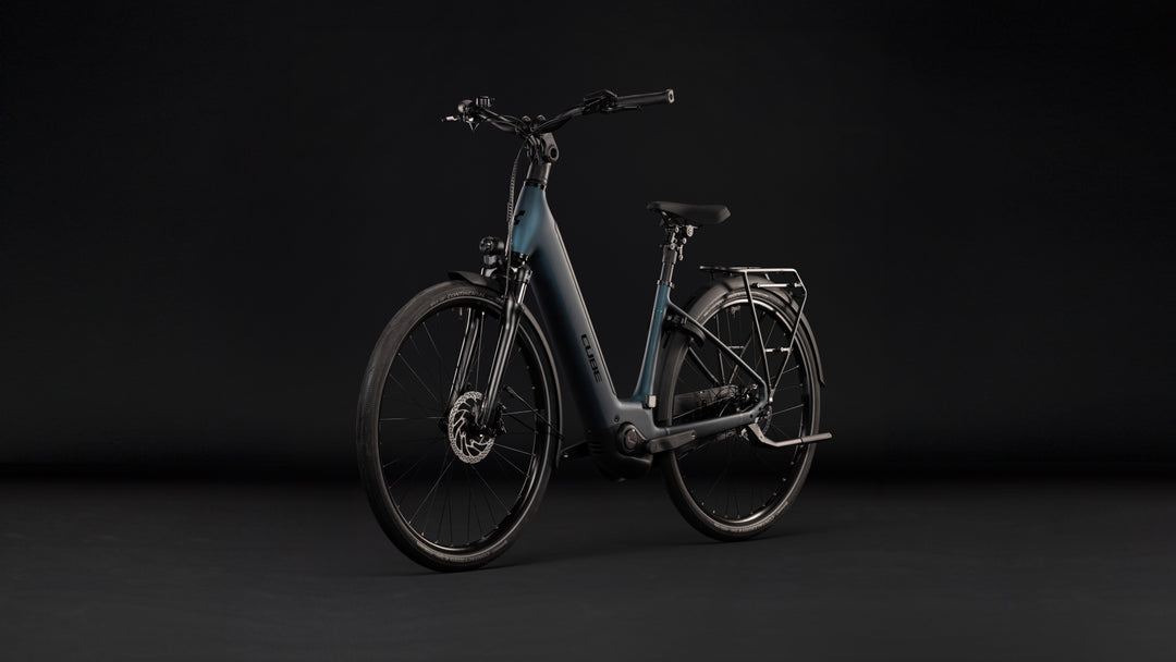 Cube Supreme Rt Hybrid Comfort EX 600 Royalgreen Black Easy Entry 2027 Electric Hybrid Bike