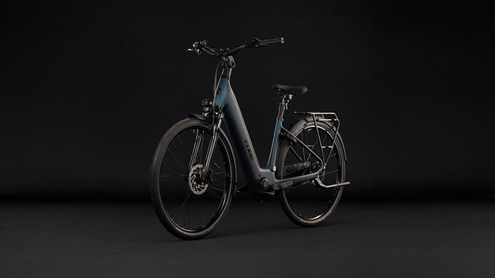 Cube Supreme Rt Hybrid Comfort EX 600 Royalgreen Black Easy Entry 2027 Electric Hybrid Bike