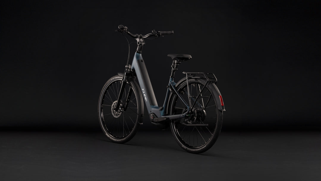 Cube Supreme Rt Hybrid Comfort EX 600 Royalgreen Black Easy Entry 2027 Electric Hybrid Bike