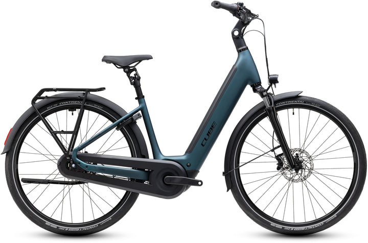 Cube Supreme Rt Hybrid Comfort EX 600 Royalgreen Black Easy Entry 2027 Electric Hybrid Bike