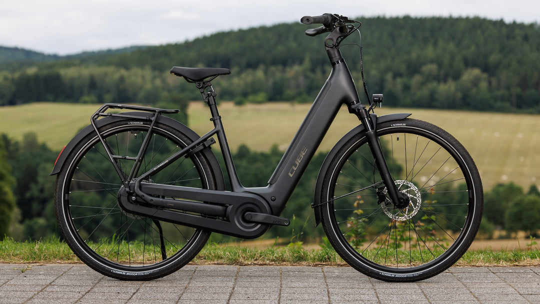Cube Supreme Hybrid Comfort Pro 600 Grey Chrome Easy Entry 2027 Electric Hybrid Bike