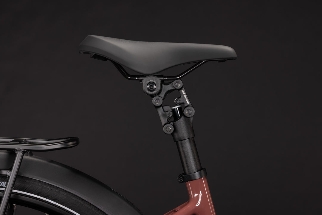 Cube Supreme Hybrid Comfort Pro 600 Burgundy Claret Easy Entry 2027 Electric Hybrid Bike