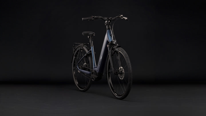 Cube Supreme Hybrid Deluxe One 600 Navyblack Black Easy Entry 2027 Electric Hybrid Bike