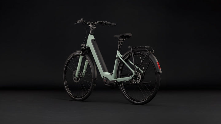 Cube Supreme Hybrid Deluxe One 600 Aloegreen Reflex Easy Entry 2027 Electric Hybrid Bike