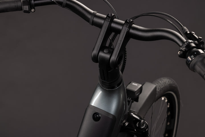 Cube Supreme Rt Hybrid Deluxe EX 600 Quicksilver Grey Easy Entry 2027 Electric Hybrid Bike
