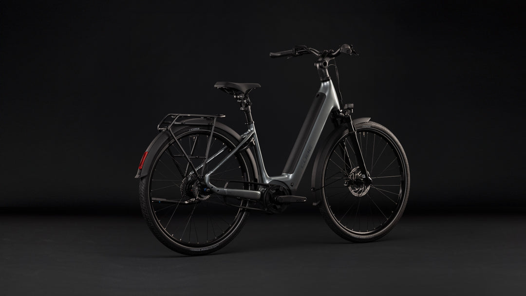 Cube Supreme Rt Hybrid Deluxe EX 600 Quicksilver Grey Easy Entry 2027 Electric Hybrid Bike
